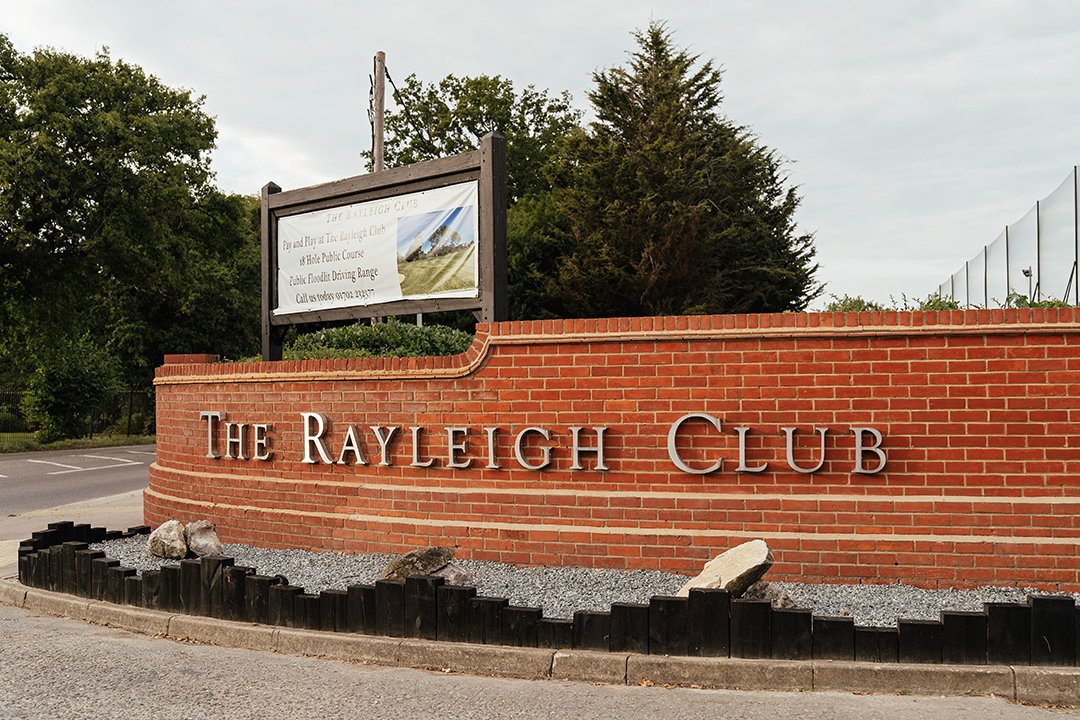 The Rayleigh Club Entrance Wedding Photography