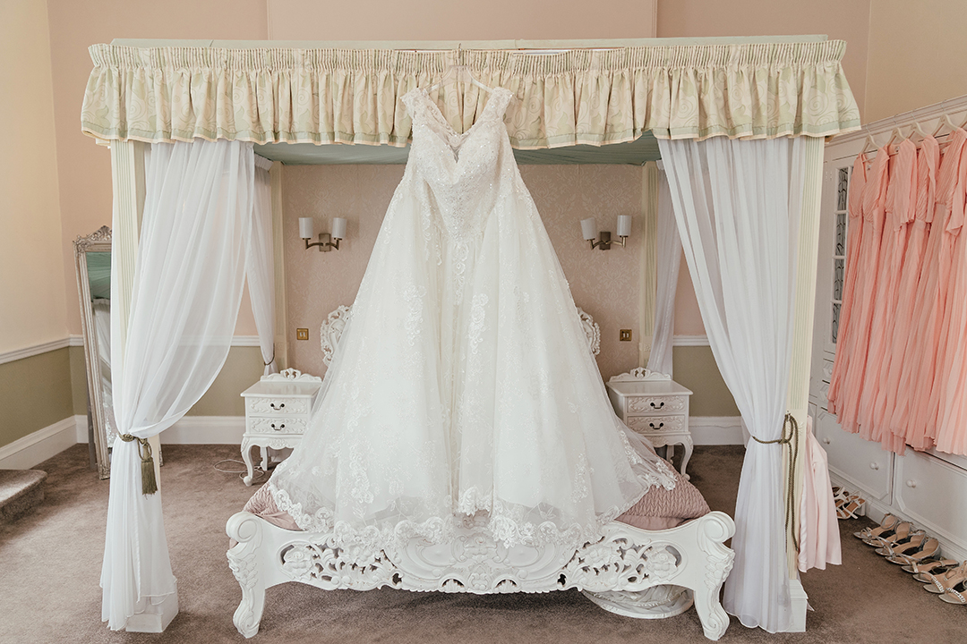 Wedding Dress Hanging Manor of Groves