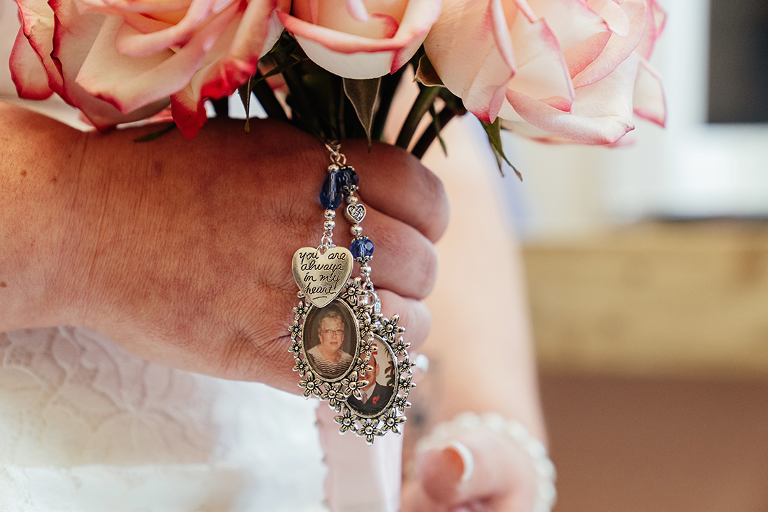 Bouquet Charms Bride Moot House Wedding Photography