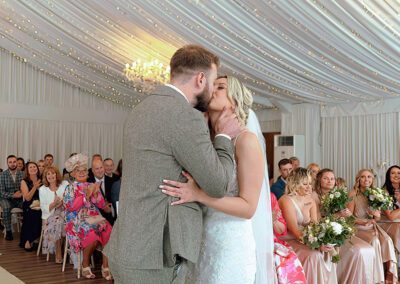 033 Wedding Moments 2022 - First Kiss at Cotswolds Hotel & Spa