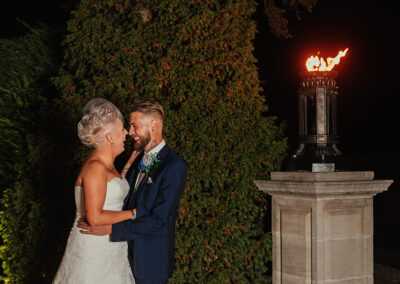 067 Wedding Moments 2022 - Couples Night Portrait Friern Manor Weddin