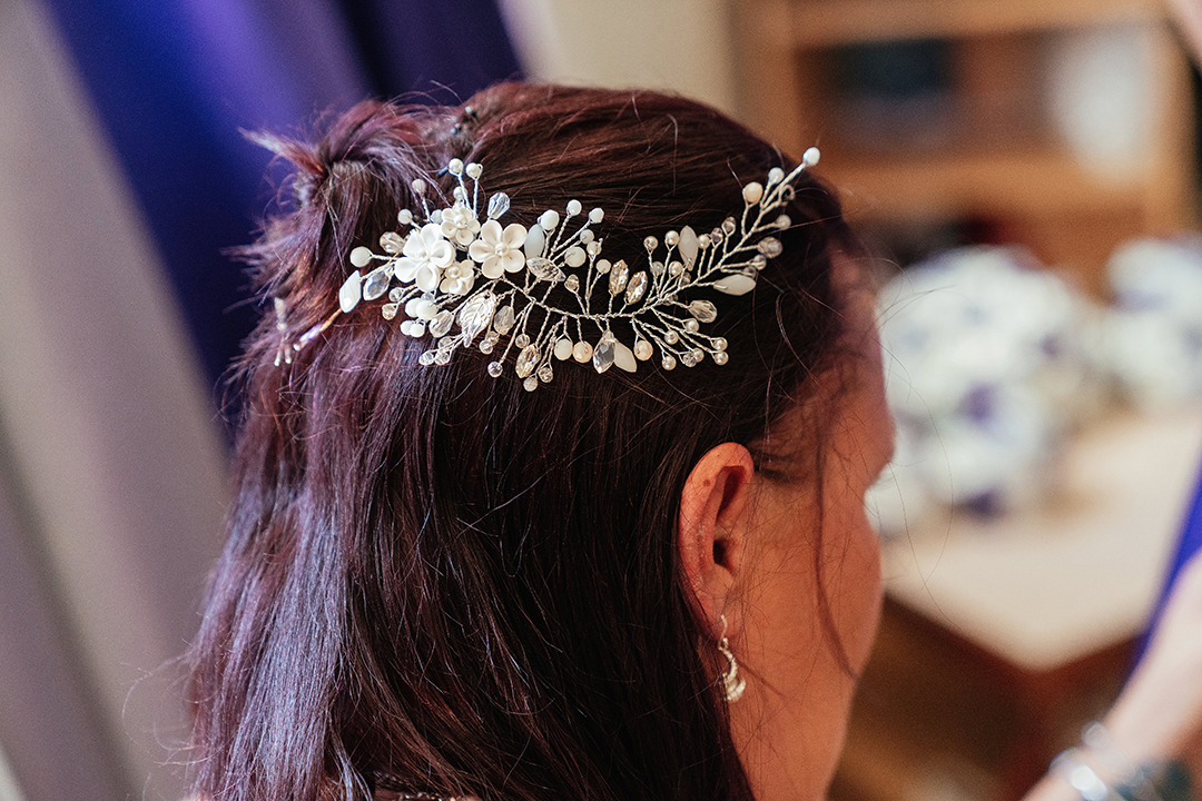 Bridal Hairpiece Wedding Photography