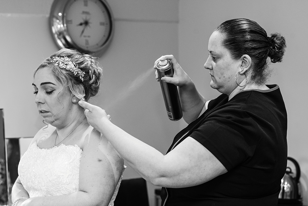That Amazing Place Wedding Photography Hairspray Bridal Prep