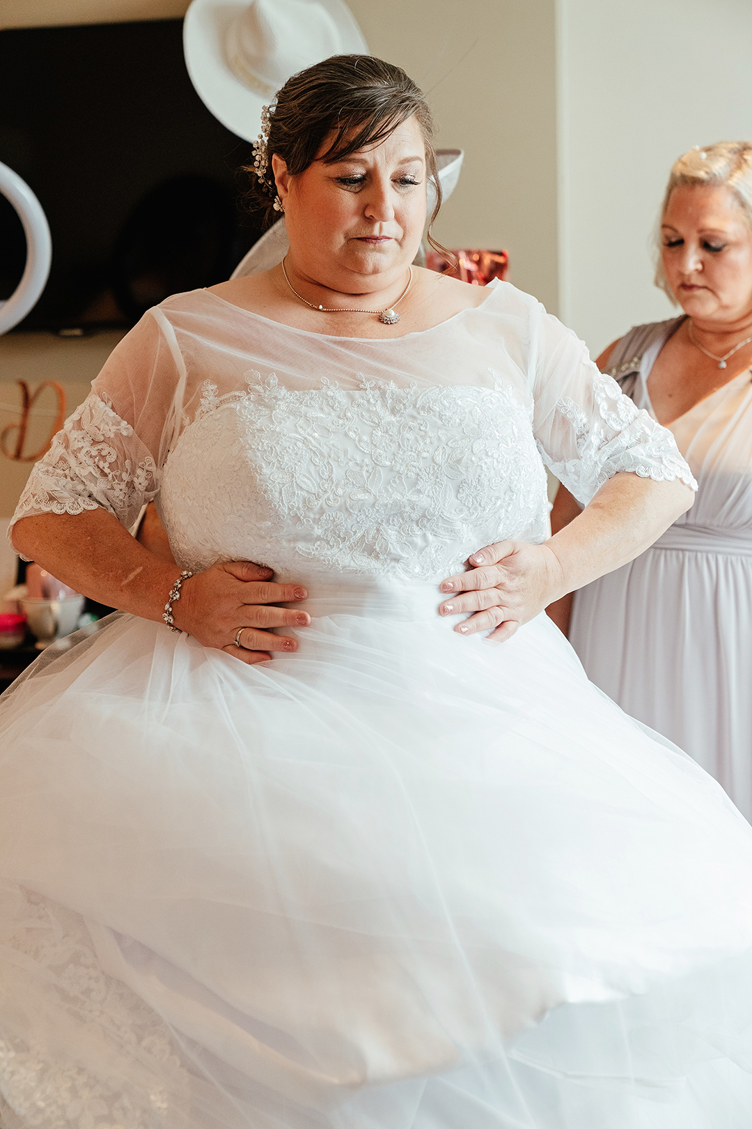 Hertfordshire Golf & Country Club Wedding Bride in Dress