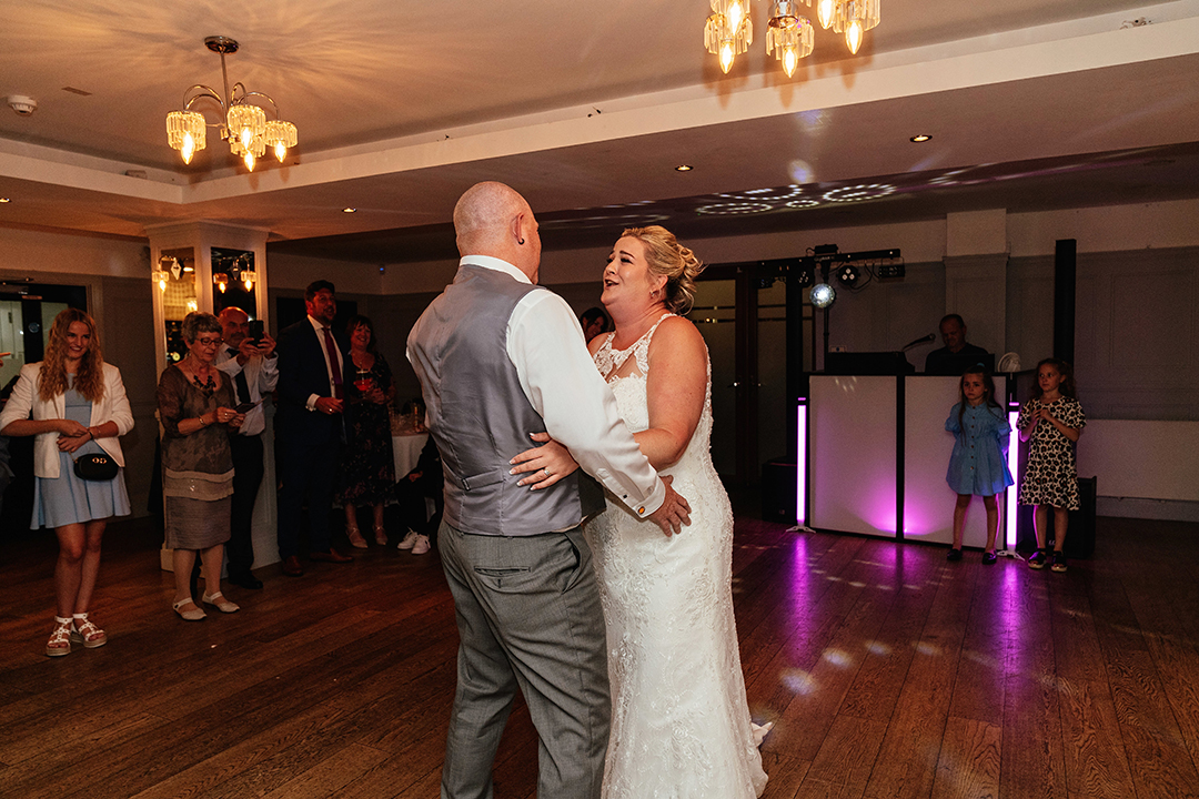The Rayleigh Club Wedding Photography First Dance
