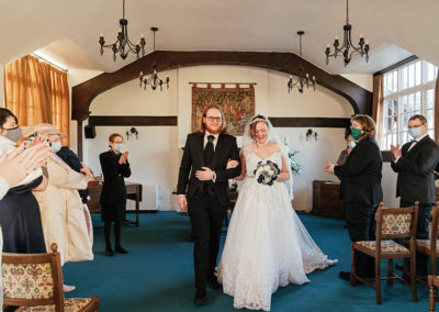 Just married Bishops Stortford Register Office wedding