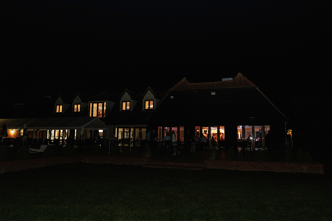 The Rayleigh Club Wedding Photography at Night