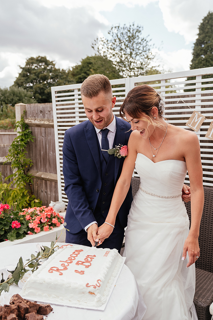 Couple Cut Cost Co Wedding Cake
