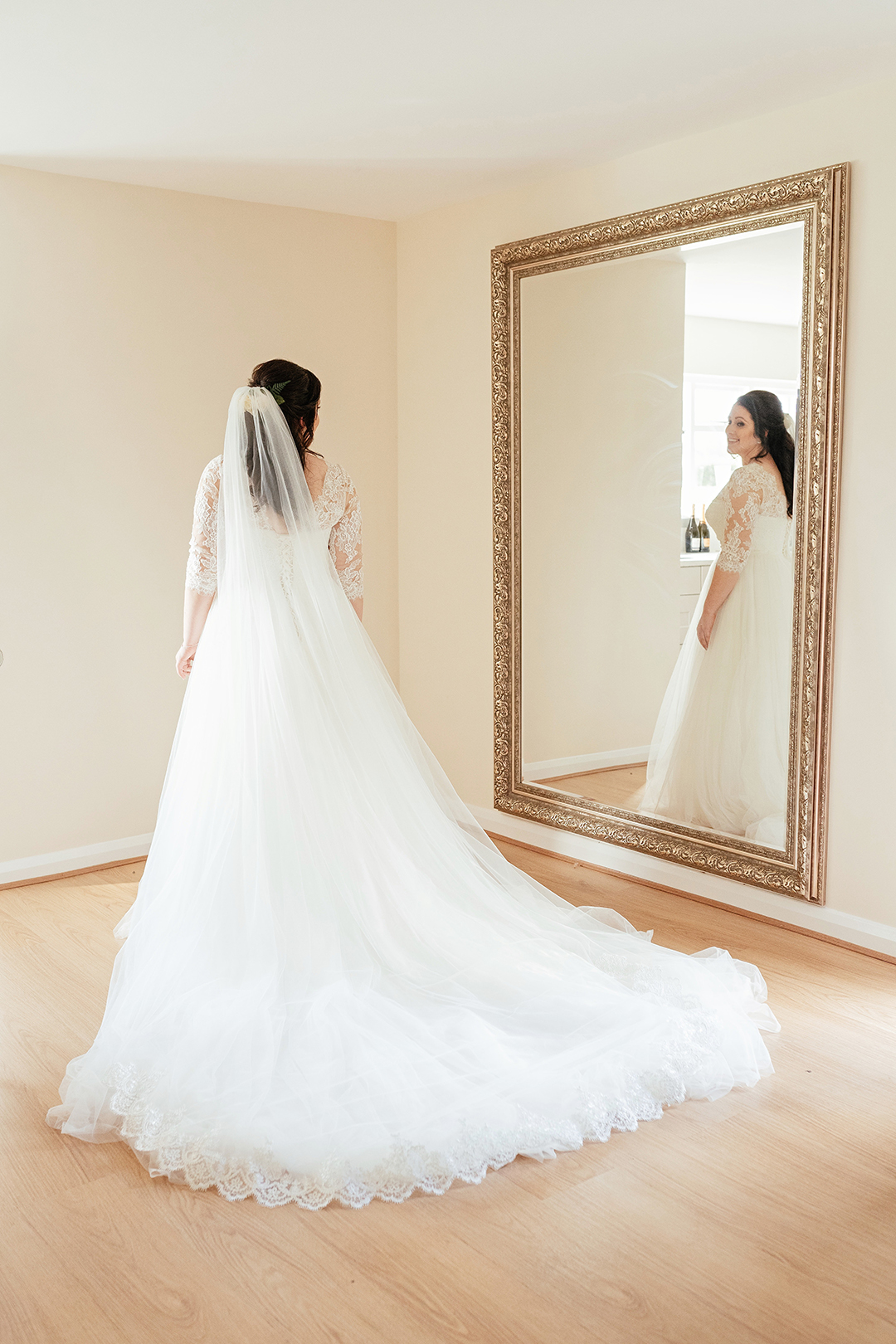 Colville Hall Bride in Mirror