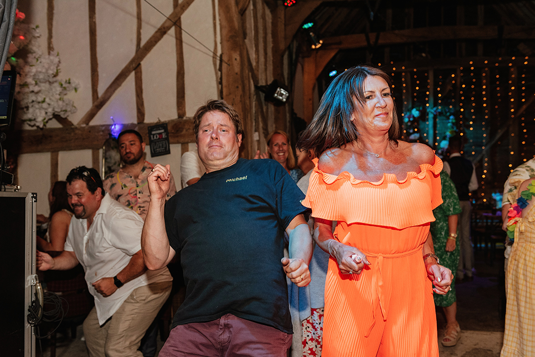 Dancing at Stock Street Farm Barn