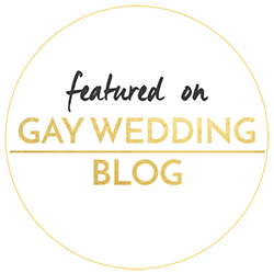 Featured on Gay Wedding Blog