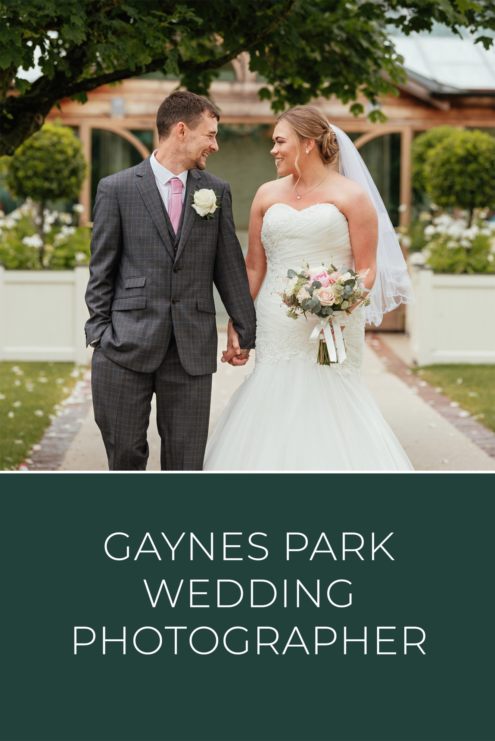 Gaynes Park Wedding Photographer Pinterest Graphic