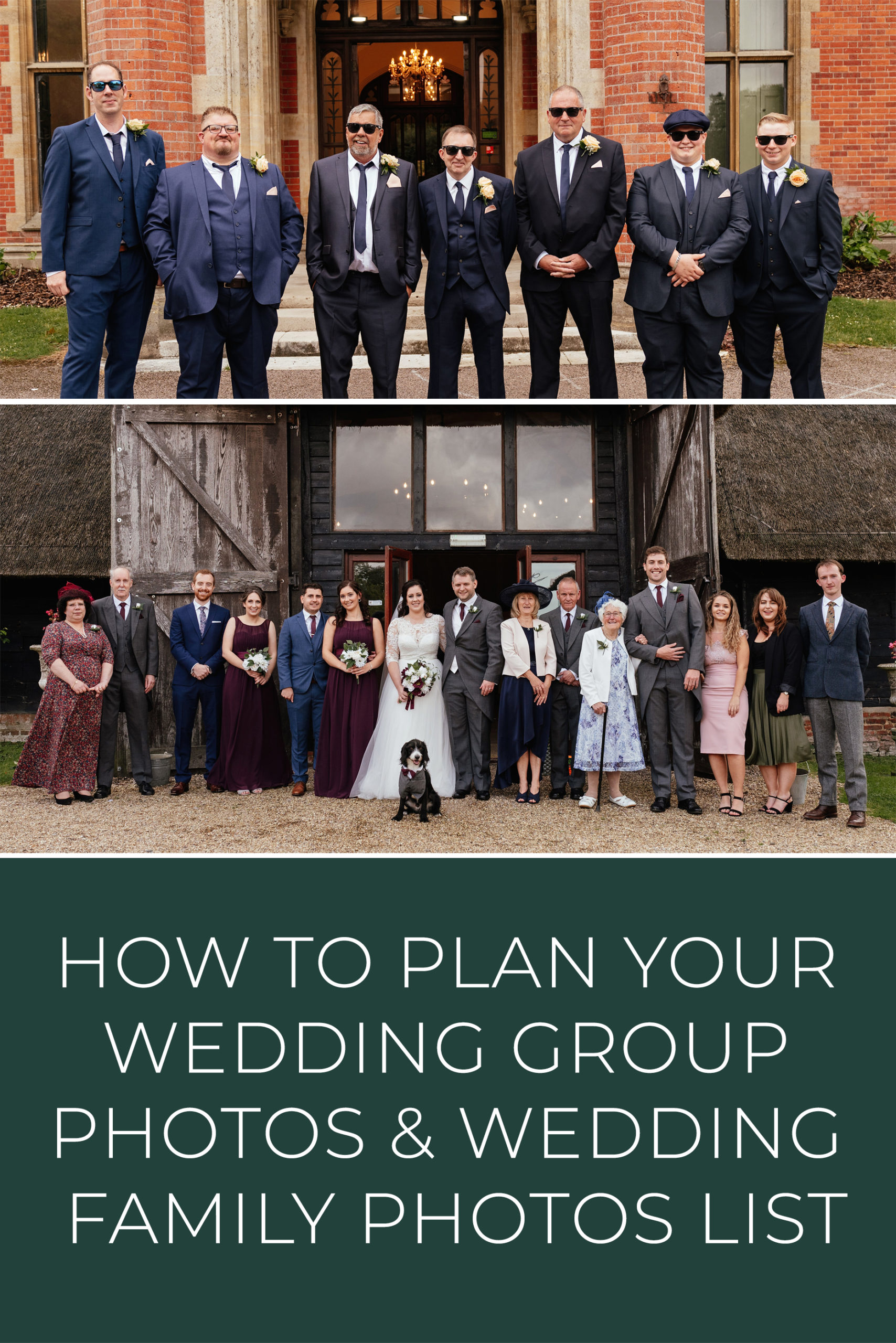 How To Plan Your Wedding Group Photos & Wedding Family Photos List