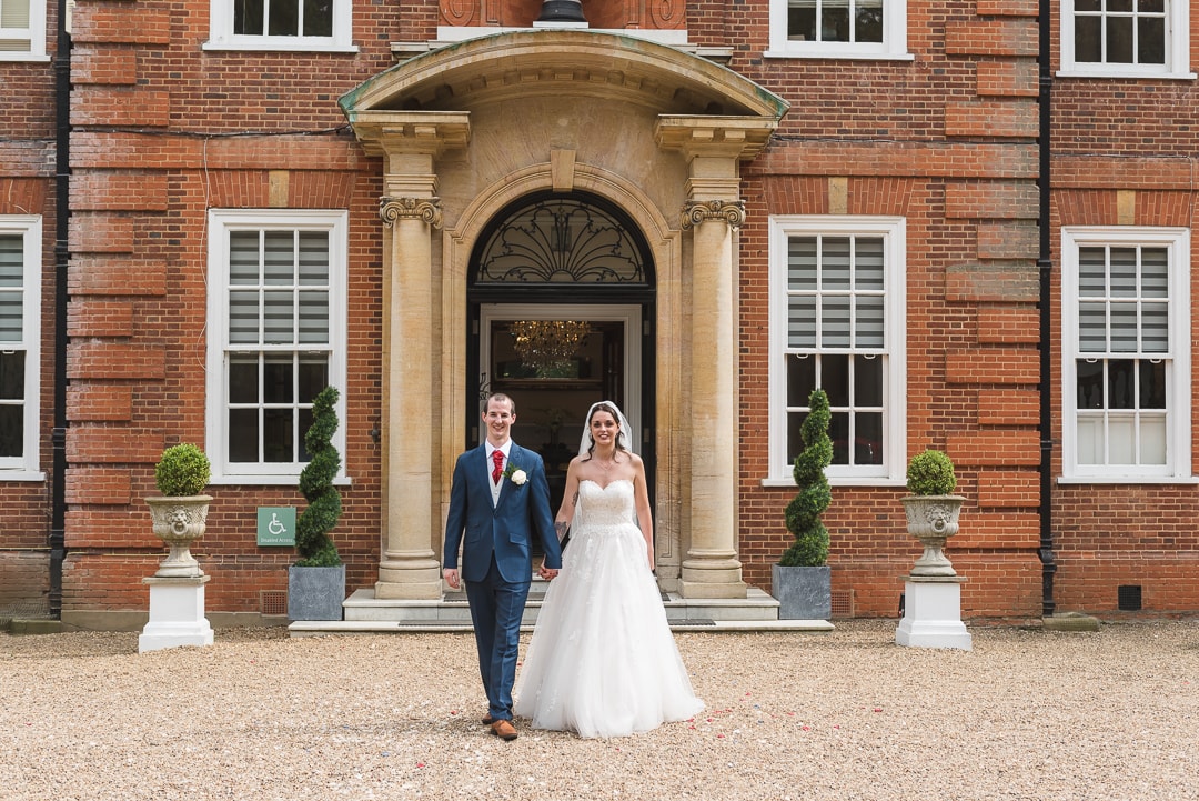 Couples Portraits Out the Front of Hunton Park