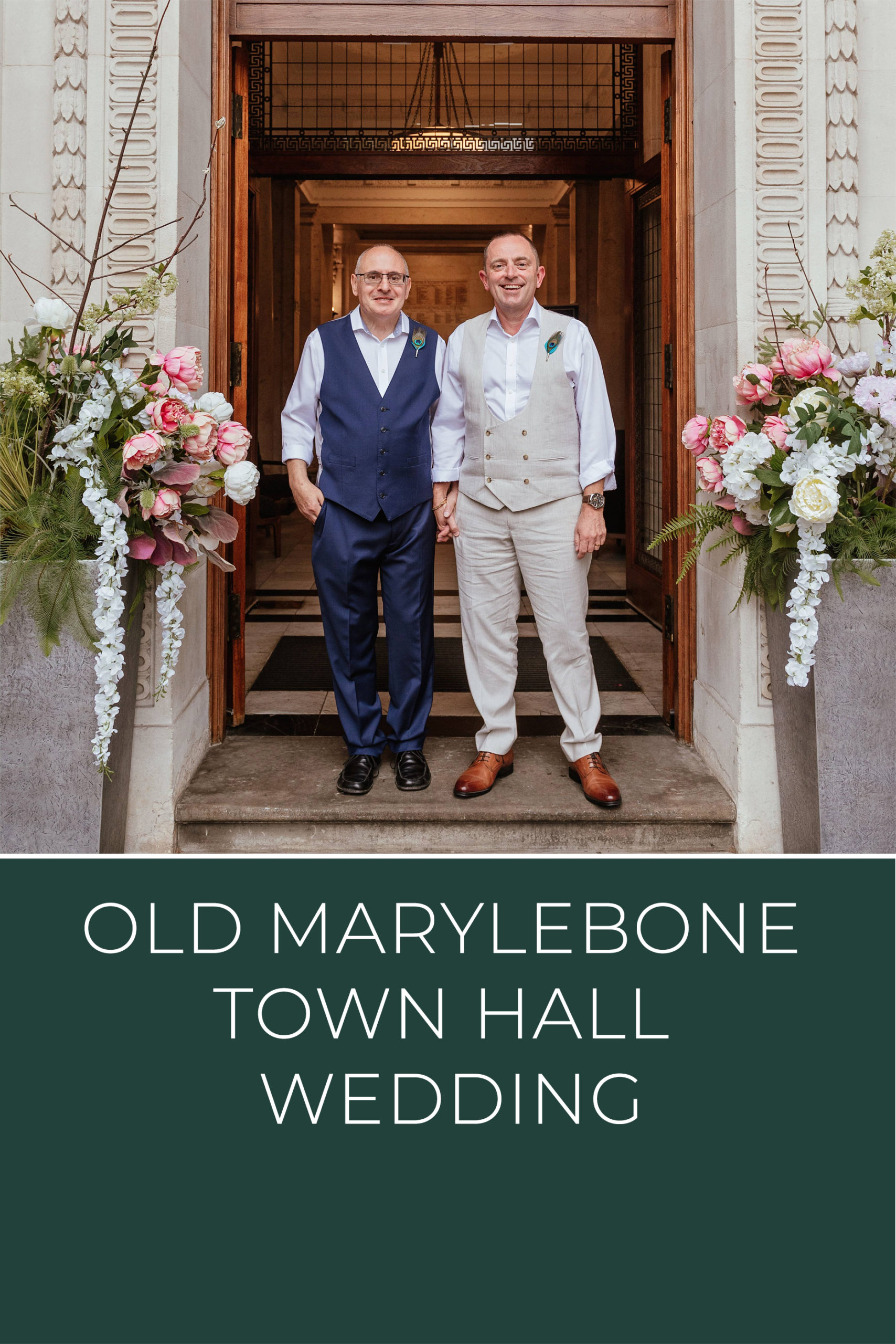 Old Marylebone Town Hall Wedding Pinterest Graphic