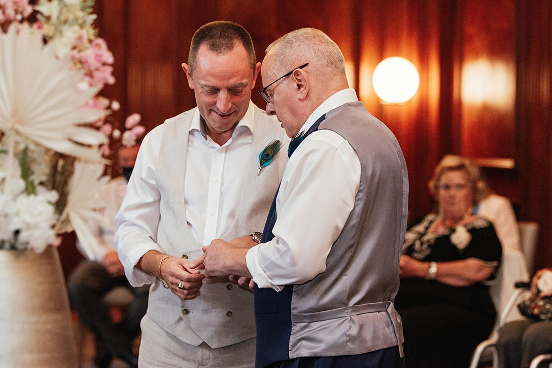 Ring Exchange Old Marylebone Town Hall Wedding