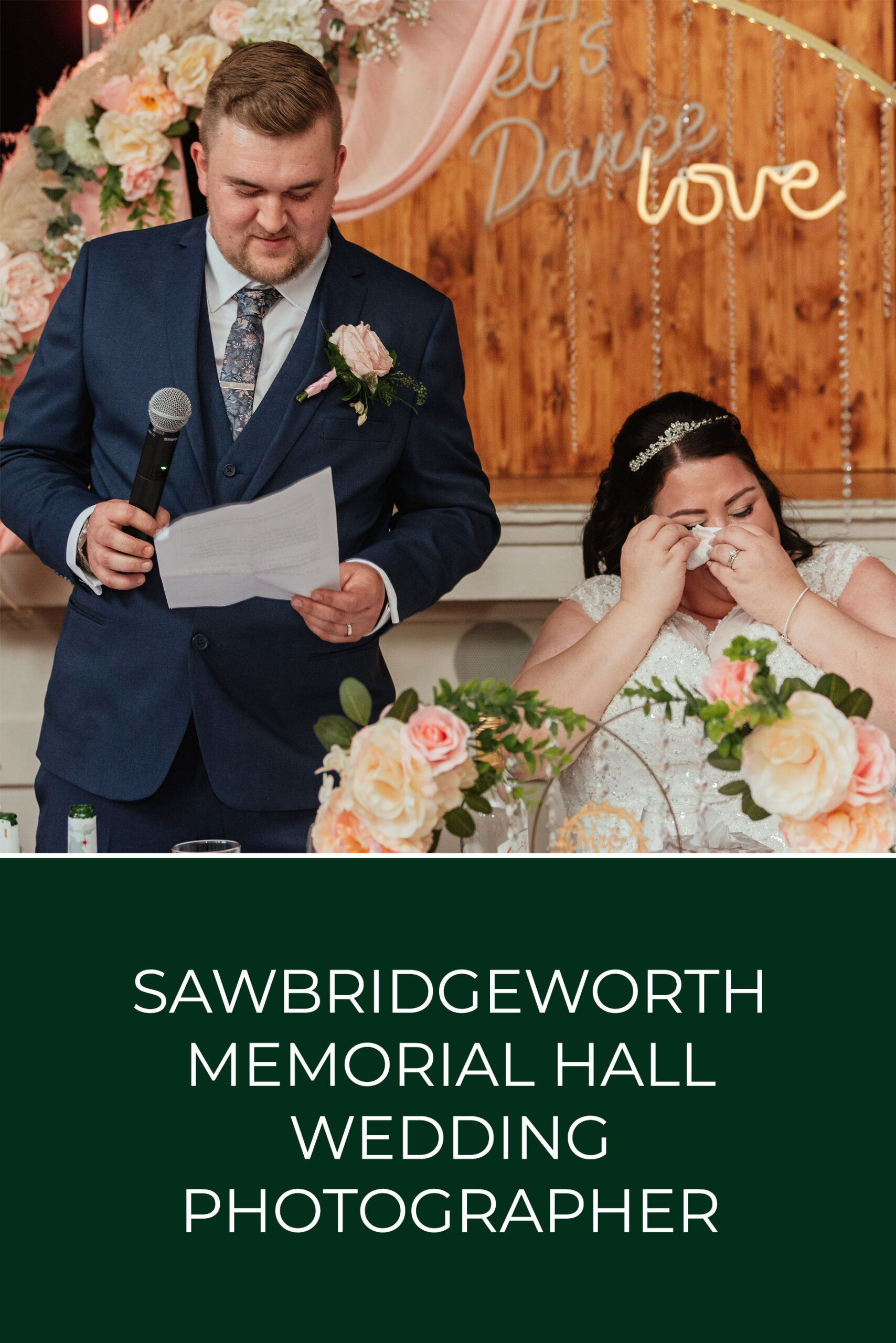 Sawbridgeworth Memorial Hall Wedding