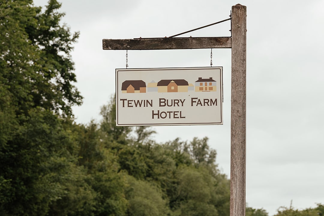 Tewin Bury Farm Hotel Sign Hertfordshire