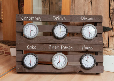 Wooden Pallet Clock Timeline Colville Hall